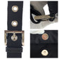 PRADA Waist bag Nylon, Leather Black SilverMetal Sling bag Test Triangle With logo Women Used Authentic