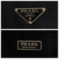 PRADA Waist bag Nylon, Leather Black SilverMetal Sling bag Test Triangle With logo Women Used Authentic