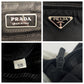 PRADA Shoulder Bag BT0167  Nylon Black SilverMetal Shoulder Bag pochette Test Triangle With logo mens Used Authentic