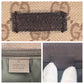 GUCCI Shoulder Bag 114273 GG canvas, leather Beige Brown SilverMetal Shoulder Bag Messenger bag Women Used Authentic