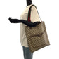 GUCCI Tote Bag 39 02 003 GG Supreme Canvas Beige brown Tote Bag Shoulder Bag Old Gucci Shelly Line Women Used Authentic