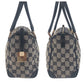 GUCCI Handbag 000 0851 GG canvas Black, Gray, Gold Metal