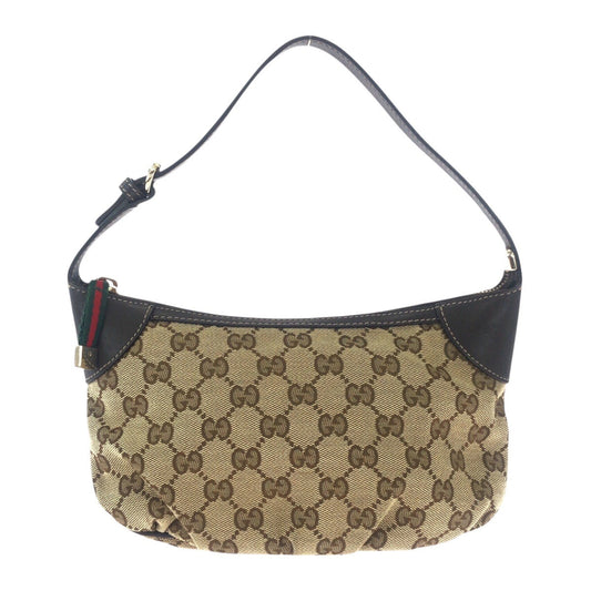 GUCCI Handbag 224093 GG canvas Beige brown Sherry line