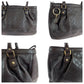 GUCCI Tote Bag 296835 leather Dark Brown Gold Metal Tote Bag Shoulder Bag Guccisima Sukey Women Used Authentic