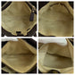 GUCCI Tote Bag 296835 leather Dark Brown Gold Metal Tote Bag Shoulder Bag Guccisima Sukey Women Used Authentic