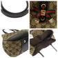 GUCCI Tote Bag 163805 GG canvas Beige Brown Gold Metal Tote Bag Shoulder Bag Sherry Line Princess ribbon Women Used Authentic