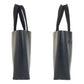 PRADA Tote Bag leather Black black Tote Bag handbag Punching logo Women Used Authentic