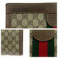 GUCCI Clutch bag 89 01 002 GG Supreme Canvas Beige Brown Red Green Clutch bag business bag Old Gucci Shelly Line Women Used Authentic