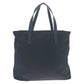 PRADA Tote Bag Nylon, Leather Black SilverMetal Tote Bag Shoulder Bag Test Triangle With logo Women Used Authentic