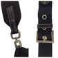 PRADA Shoulder Bag Nylon, Leather Black SilverMetal Shoulder Bag pochette Test Triangle With logo Women Used Authentic