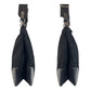 PRADA Shoulder Bag Nylon, Leather Black SilverMetal Shoulder Bag pochette Test Triangle With logo Women Used Authentic