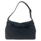 GUCCI Shoulder Bag 101975 GG canvas, leather Black black Horsebit Women Used Authentic