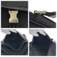 PRADA Shoulder Bag Nylon Black SilverMetal Test Triangle With logo