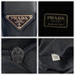 PRADA Shoulder Bag Nylon Black SilverMetal Test Triangle With logo
