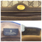 GUCCI Shoulder Bag 72 001 4071 GG Supreme canvas, leather Beige Brown Gold Metal Crossbody Shoulder Bag Old Gucci Shelly Line Women Used Authentic