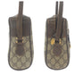 GUCCI Shoulder Bag 72 001 4071 GG Supreme canvas, leather Beige Brown Gold Metal Crossbody Shoulder Bag Old Gucci Shelly Line Women Used Authentic