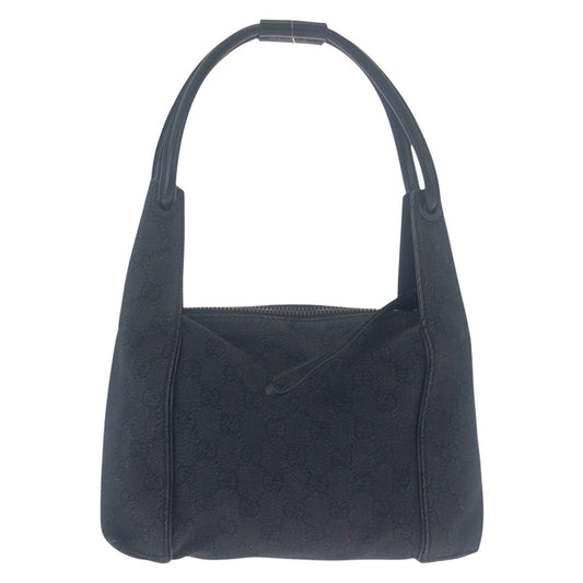 GUCCI Handbag 101333 GG canvas black Handbag Shoulder Bag Women Used Authentic