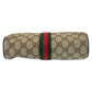 GUCCI Clutch bag 56 01 012 GG Supreme Canvas Beige Brown Gold Metal Clutch bag business bag Sherry Line Old Gucci mens Used Authentic