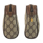 GUCCI Clutch bag 56 01 012 GG Supreme Canvas Beige Brown Gold Metal Clutch bag business bag Sherry Line Old Gucci mens Used Authentic