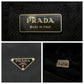 PRADA Shoulder Bag BT8994 Nylon Black SilverMetal Shoulder Bag pochette Test Triangle With logo mens Used Authentic