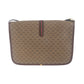 GUCCI Shoulder Bag 001 103 0551 leather Brown Gold Metal Old Gucci Shelly Line