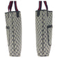 GUCCI Tote Bag 39 002 4487 GG Supreme Canvas Navy Gray Gold Metal Old Gucci Shelly Line