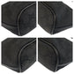 GUCCI Handbag 07198 GG canvas, leather Black SilverMetal Handbag accessory pouch Women Used Authentic