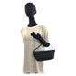 GUCCI Handbag 07198 GG canvas, leather Black SilverMetal Handbag accessory pouch Women Used Authentic
