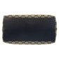 GUCCI Tote Bag 002 1098 GG canvas, leather Beige Black Gold Metal Tote Bag Shoulder Bag Women Used Authentic