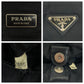 PRADA Shoulder Bag BT0572 Nylon black Shoulder Bag Messenger bag Test Triangle With logo Women Used Authentic