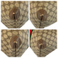 GUCCI Tote Bag 002 39 6 GG Supreme Canvas Beige Brown Gold Metal Old Gucci Shelly Line