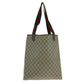 GUCCI Tote Bag 40 02 003 GG Supreme Canvas Beige Brown Red Green Tote Bag Shoulder Bag Old Gucci Shelly Line Women Used Authentic