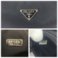 PRADA Handbag Nylon black Handbag accessory pouch Test Triangle With logo Women Used Authentic