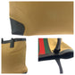 GUCCI Tote Bag 002 1121 canvas Camel Red Green GoldMetal Tote Bag Shoulder Bag Sherry line Women Used Authentic