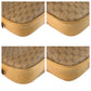 GUCCI Shoulder Bag PVC Beige Gold Metal Old Gucci Micro GG