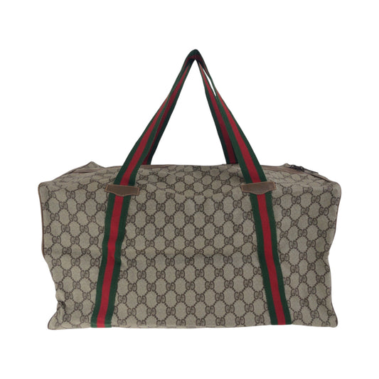 GUCCI Boston Duffel bag 012 404 0282 GG Supreme Canvas multicolor Old Gucci Shelly Line