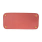 PRADA Handbag BN2558 leather Pink Gold Metal Safiano Triangle With logo