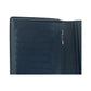 LOUIS VUITTON Long Wallet Purse M30662 Taiga Blue Silver Metal Taiga Portefeuille Braza
