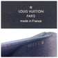 LOUIS VUITTON Long Wallet Purse M30502 leather Blue Marine Navy SilverMetal Taiga Portefeuille Braza
