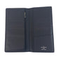 LOUIS VUITTON Long Wallet Purse M30502 leather Blue Marine Navy SilverMetal Taiga Portefeuille Braza