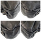 GUCCI Handbag 228594 leather Black SilverMetal Handbag Shoulder Bag Horsebit Guccissima Women Used Authentic