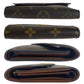 LOUIS VUITTON Tri-fold wallet M62472 PVC Brown Gold Metal Monogram Portefeuille Victorine