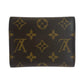 LOUIS VUITTON Tri-fold wallet M62472 PVC Brown Gold Metal Monogram Portefeuille Victorine