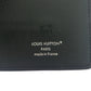 LOUIS VUITTON Long Wallet Purse M30178 Taiga Noir Black SilverMetal Long Wallet Purse Taiga Portefeuille Braza mens Used Authentic