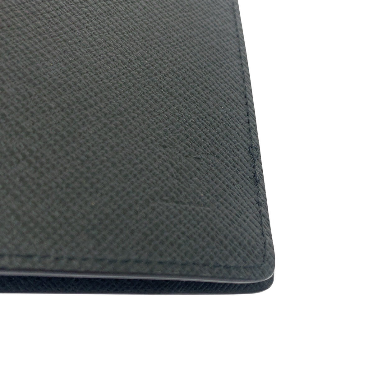 LOUIS VUITTON Long Wallet Purse M30178 Taiga Noir Black SilverMetal Long Wallet Purse Taiga Portefeuille Braza mens Used Authentic