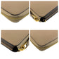 LOUIS VUITTON Long Wallet Purse M63104 leather Greige Gold Metal Long Wallet Purse Portefeuille comet Women Used Authentic