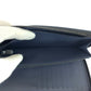 LOUIS VUITTON Long Wallet Purse M80423 Calfskin Navy Blue Black Metal Long Wallet Purse Zip Around monogram shadow Zippy Wallet Vertical mens Used Authentic