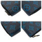 LOUIS VUITTON Long Wallet Purse M80423 Calfskin Navy Blue Black Metal Long Wallet Purse Zip Around monogram shadow Zippy Wallet Vertical mens Used Authentic