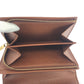 LOUIS VUITTON Bifold Wallet M61736 PVC Dark Brown Gold Metal Folding wallet Compact wallet Monogram Portefeuille Tresol Women Used Authentic