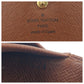 LOUIS VUITTON Bifold Wallet M61736 PVC Dark Brown Gold Metal Folding wallet Compact wallet Monogram Portefeuille Tresol Women Used Authentic